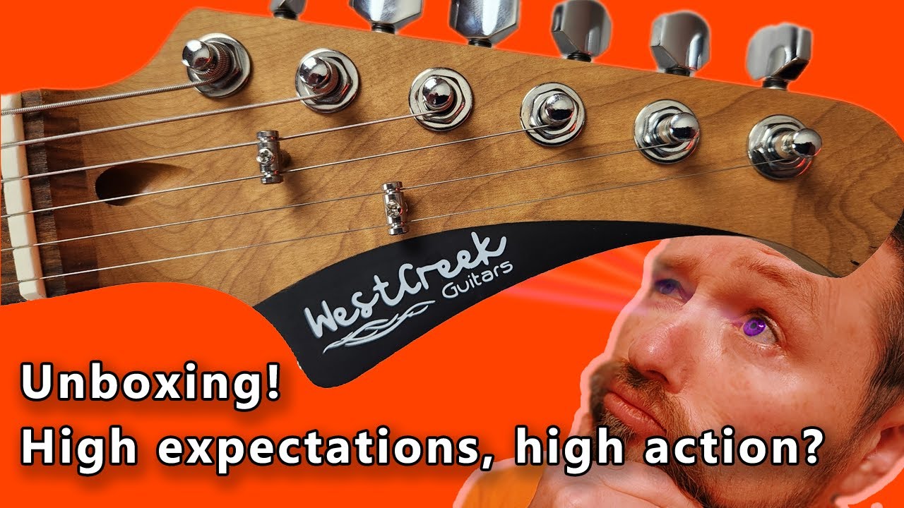 Unboxing Westcreek JX20 Electric Guitar from #amazon #westcreek