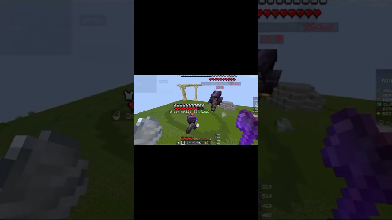 MY mace pvp like senpaispider😎in mojo launcher