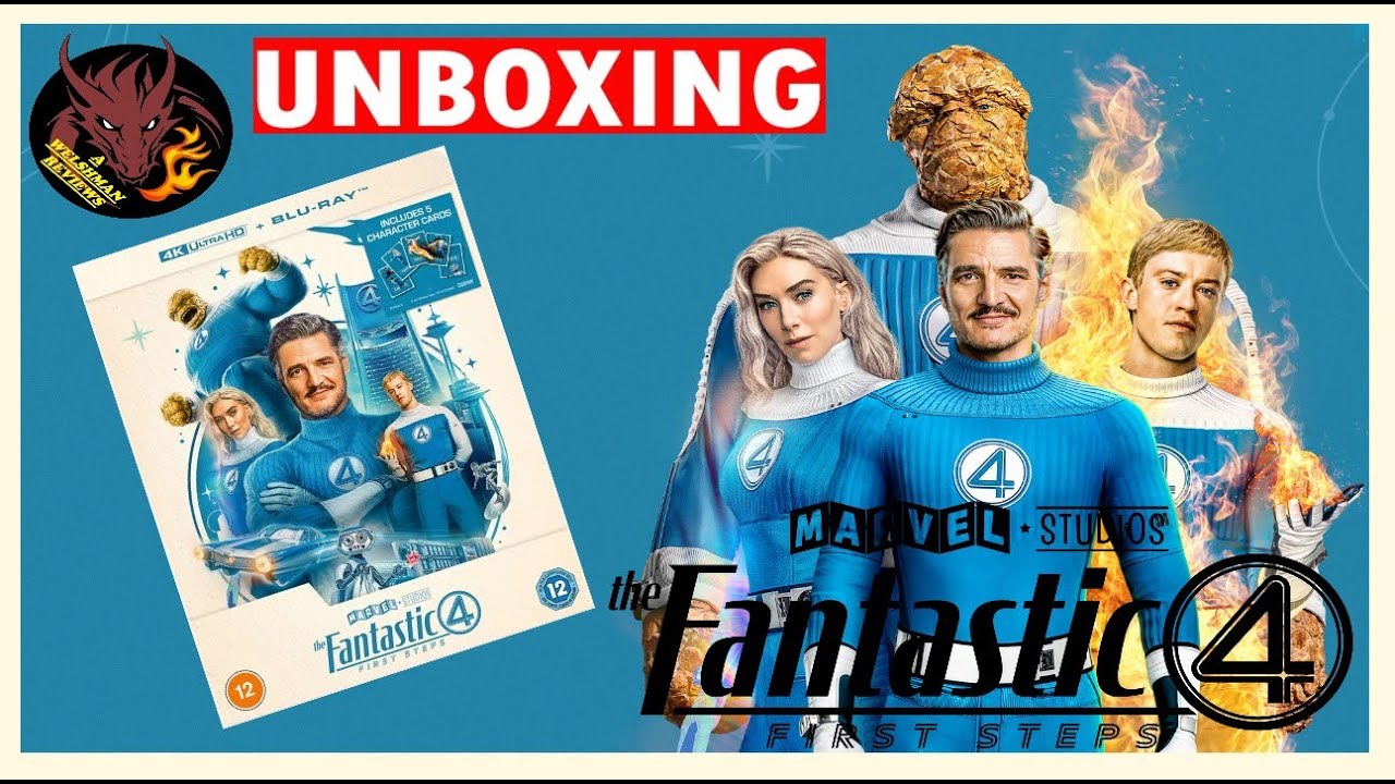 The Fantastic Four: First Steps 4K Steelbook Unboxing