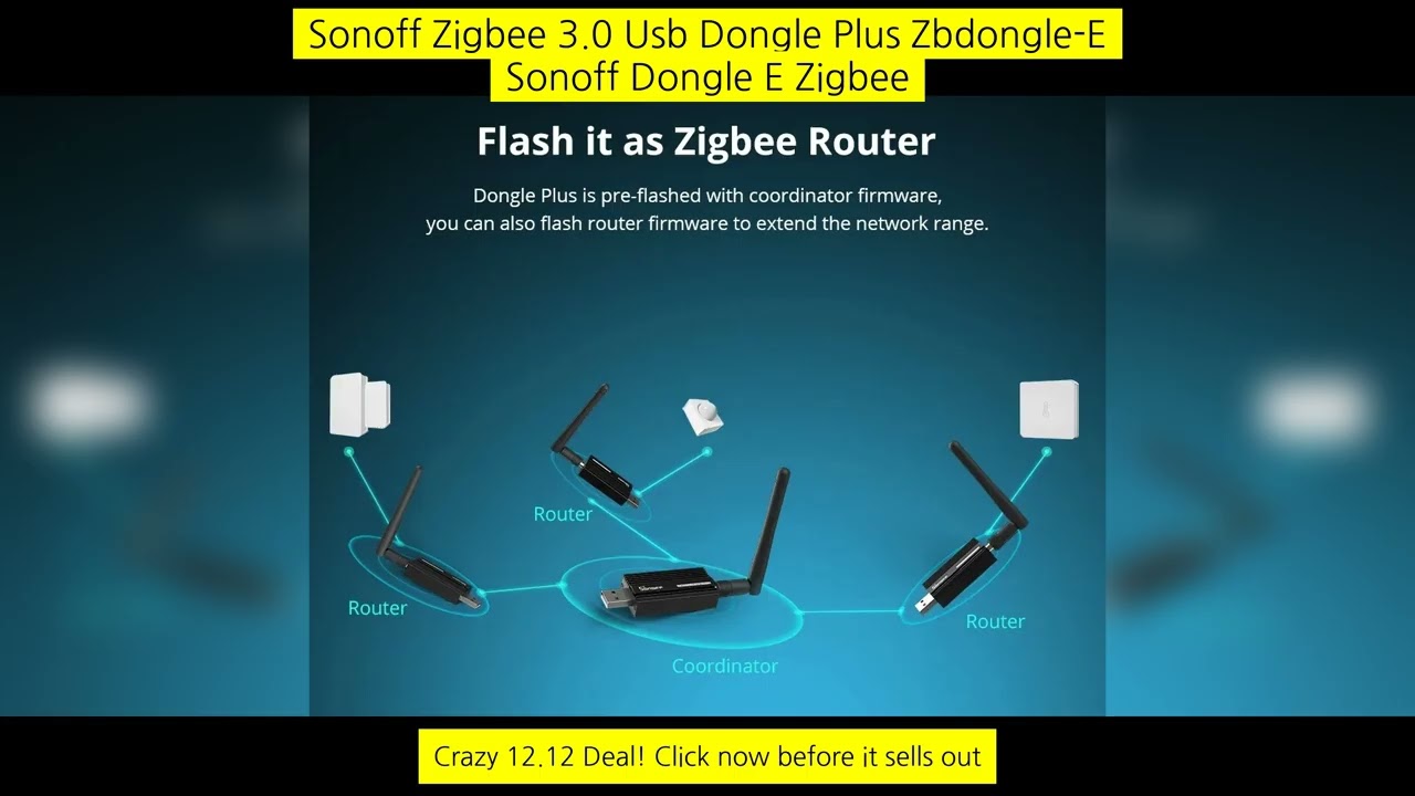 Sonoff Zigbee 3.0 Usb Dongle Plus Zbdongle-E Sonoff Dongle E Zigbee Gateway