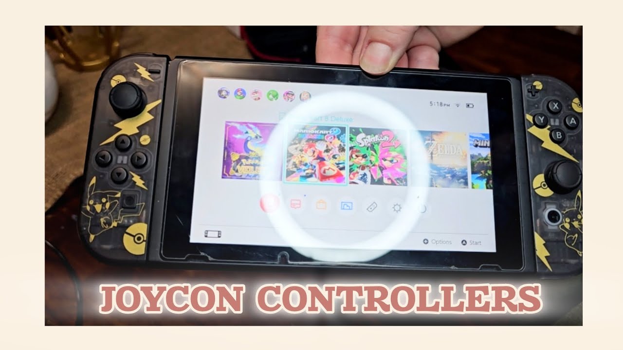 Pokemon Joycon Nintendo Switch Controllers Real Review