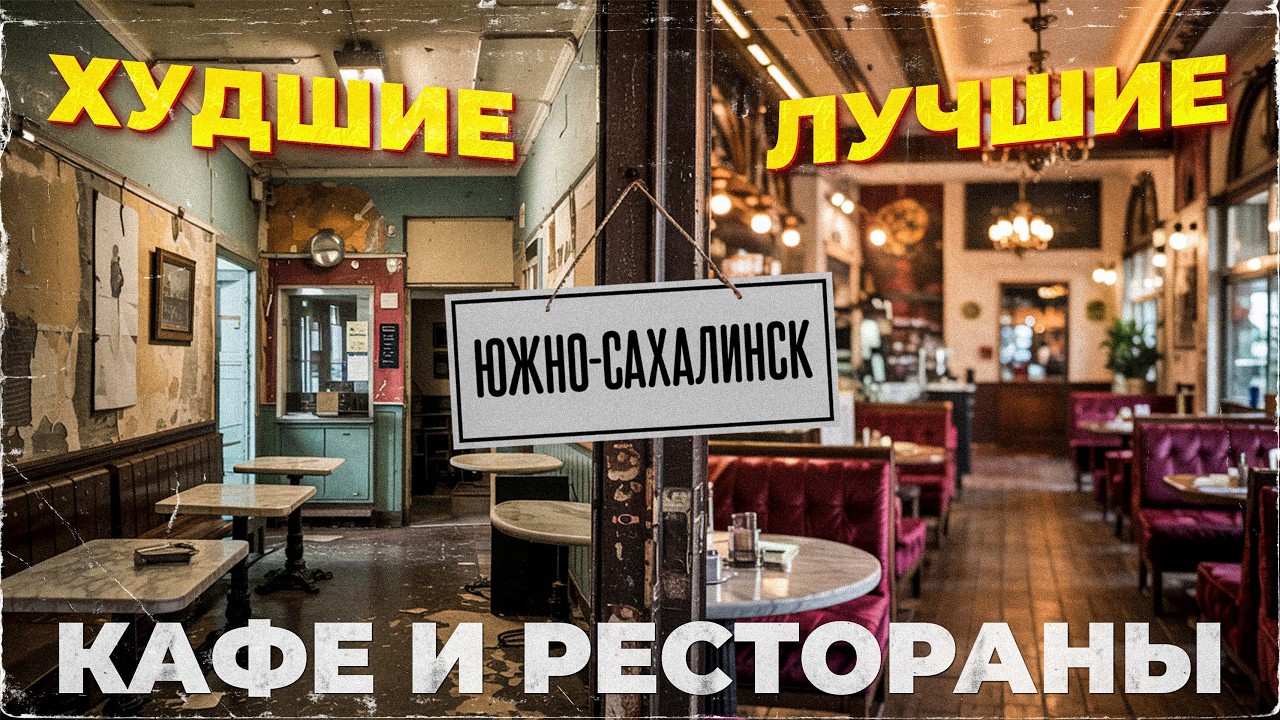 ХУДШИЕ И ЛУЧШИЕ КАФЕ И РЕСТОРАНЫ ЮЖНО-САХАЛИНСКА / Сахалин 2025