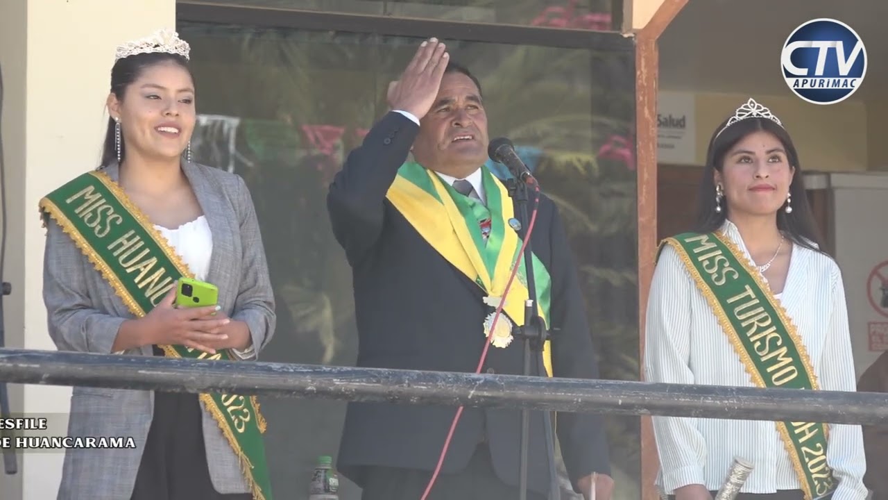 CEREMONIA CENTRAL ANIVERSARIO 199° HUANCARAMA