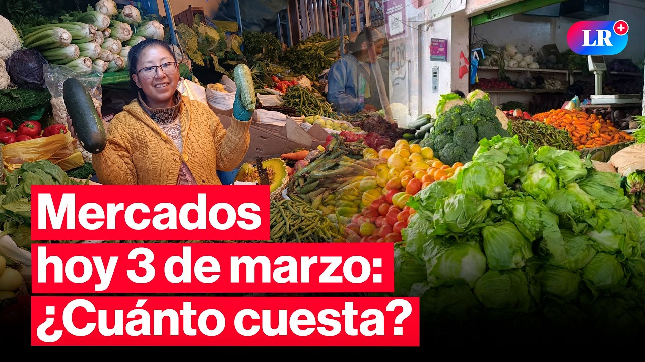 🔴¿CUÁNTO CUESTA? Precios en MERCADOS: pollo, papa y otros HOY 3 de marzo en Perú | #EnVivoLR