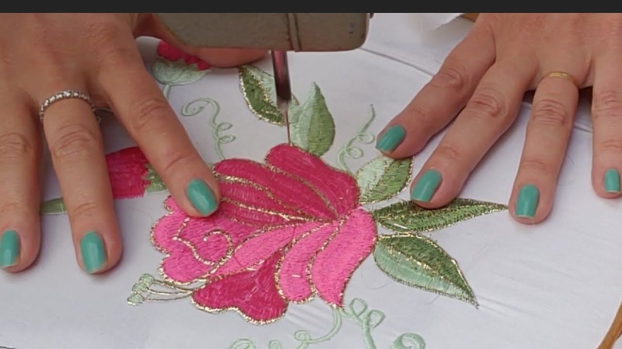 23°- Como Fazer Rosas Grandes, com Preenchimento Sem Matiz no Zig-Zag | 