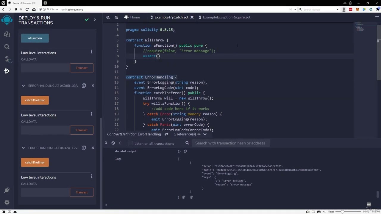 69. TryCatch In Solidity | Meteor LLP