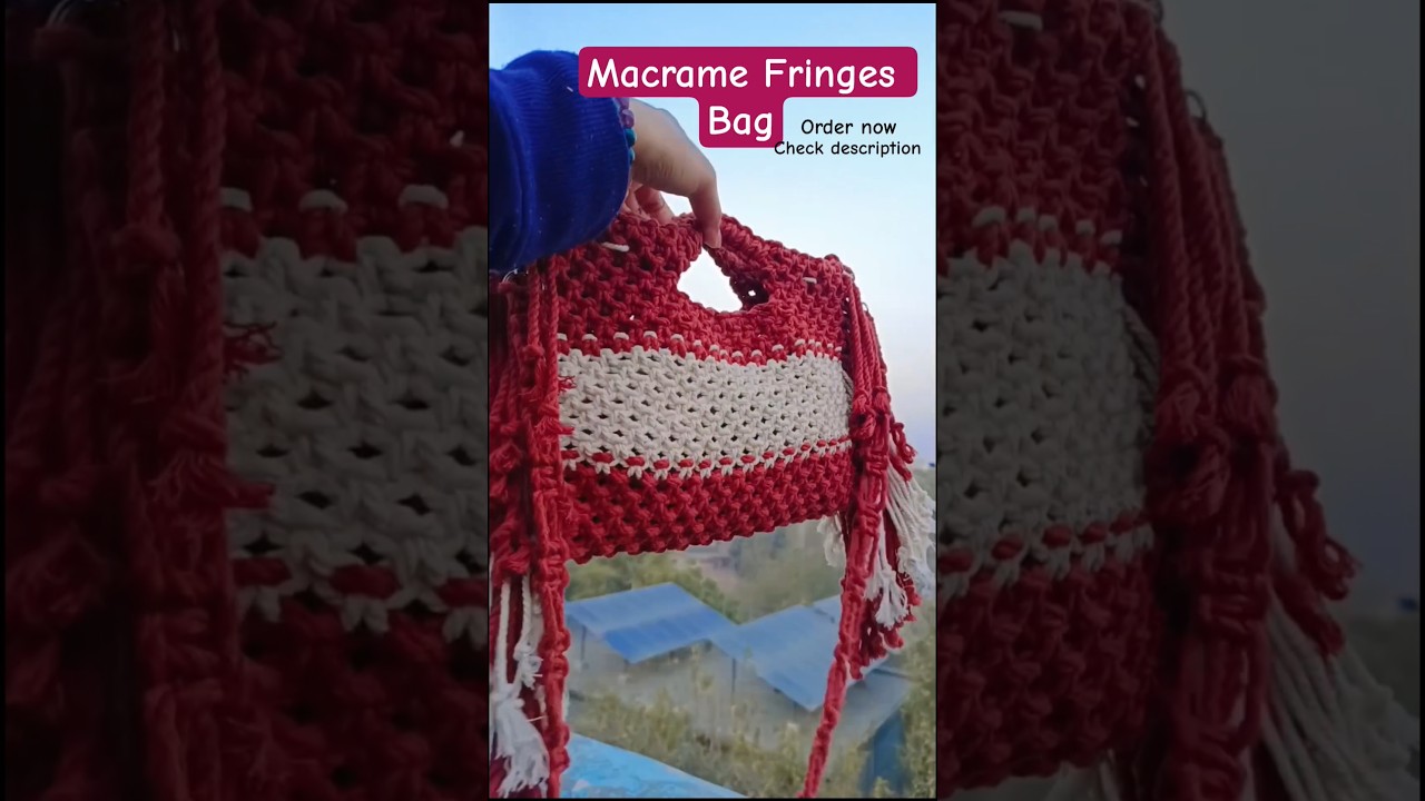 Boho Macrame Bag | best for gifting | discount available #shorts #ytshorts #macrame #bag #rakhigift