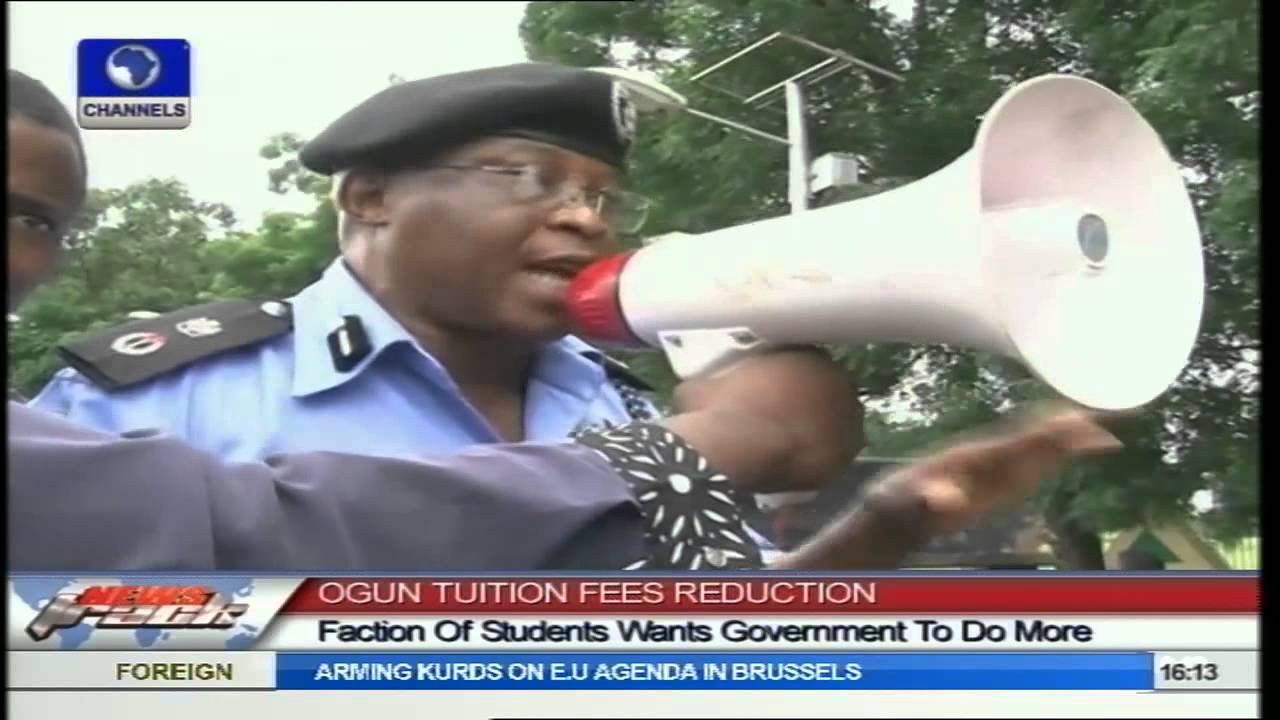 OOU Students Protest Over Tuition Fees In Ogun State