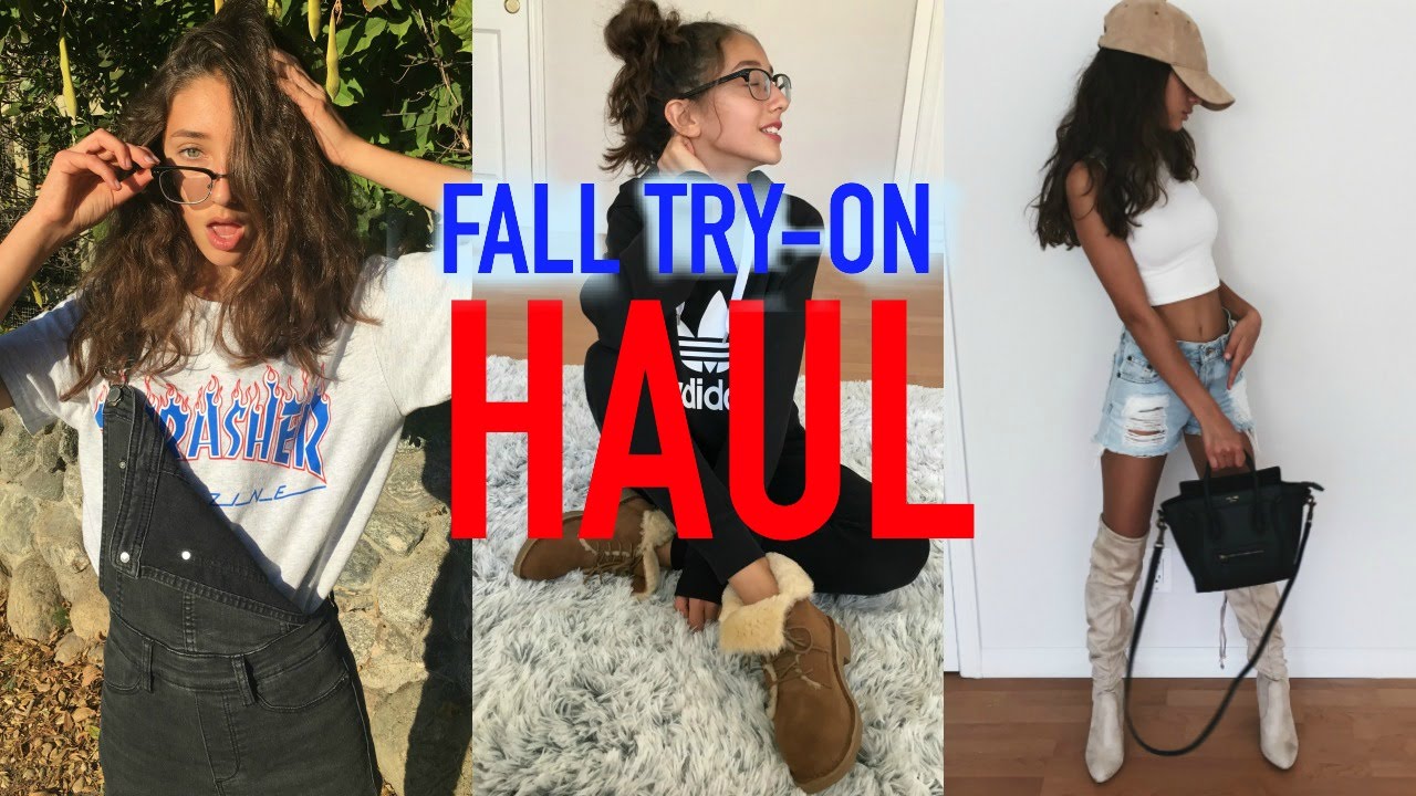 FALL TRY-ON HAUL (UGG, Urban Outfitters, Brandy Melville)