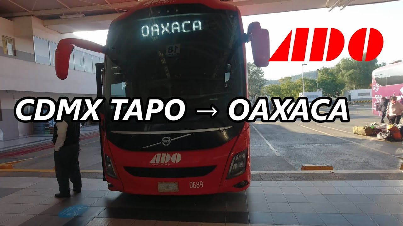 Mexico🇲🇽 ADO primera clase autobus Mexico TAPO → Oaxaca Volvo 9?00 | View from bus window