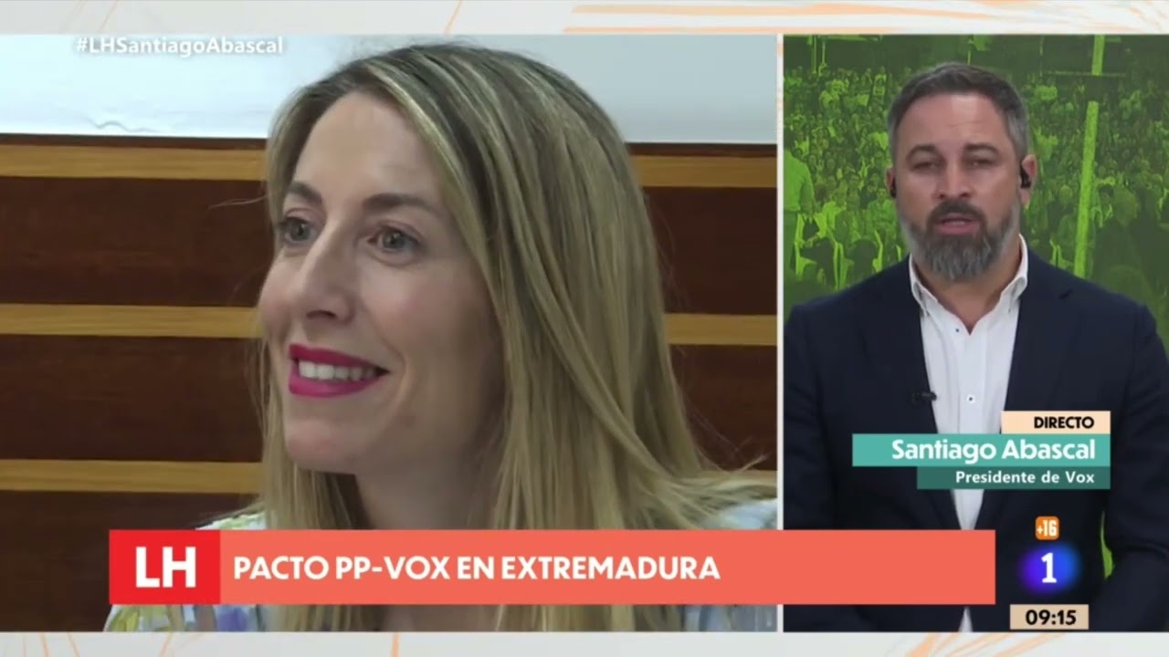 Los mejores momentos de Santiago Abascal en La 1 de TVE