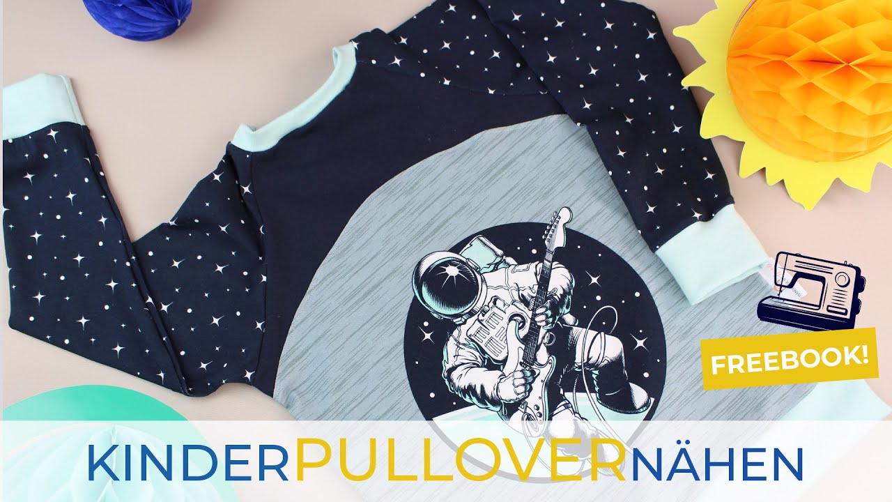 Freebook KINDERPULLOVER aus Panelstoffen ♥