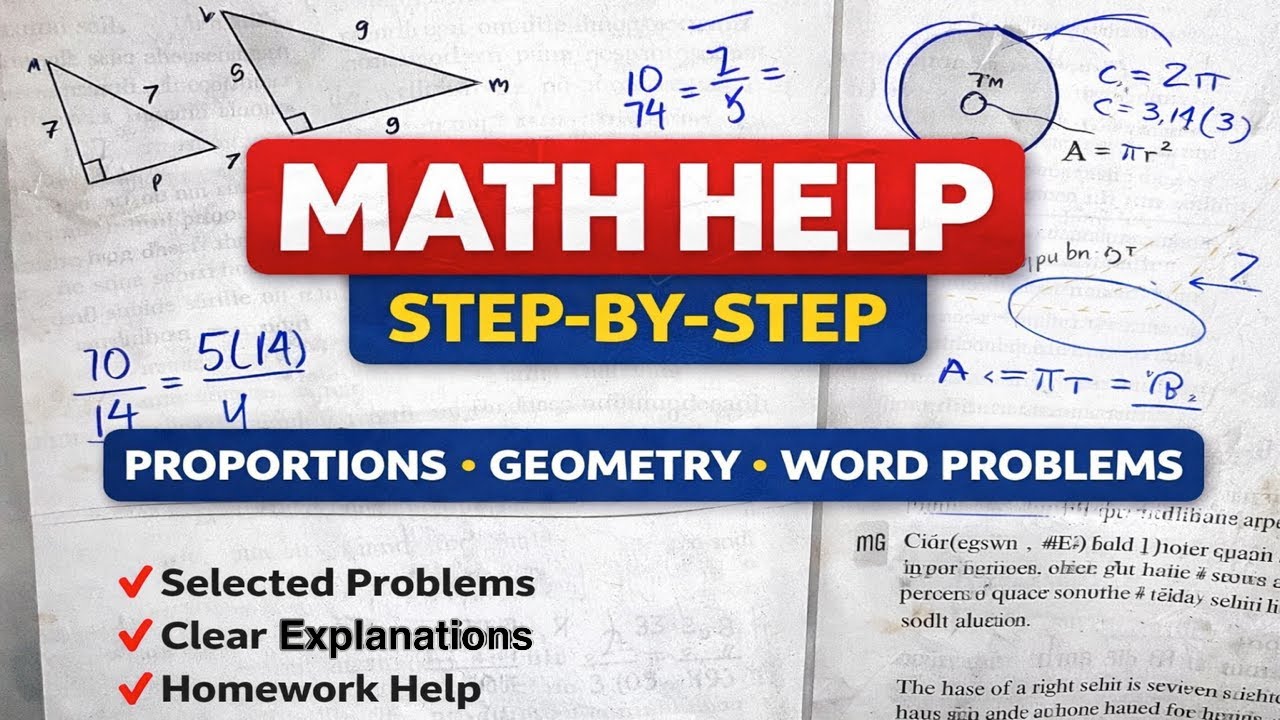 Solving Mixed Math Problems (Proportions, Geometry, Word Problems) | Toss in the Tube
