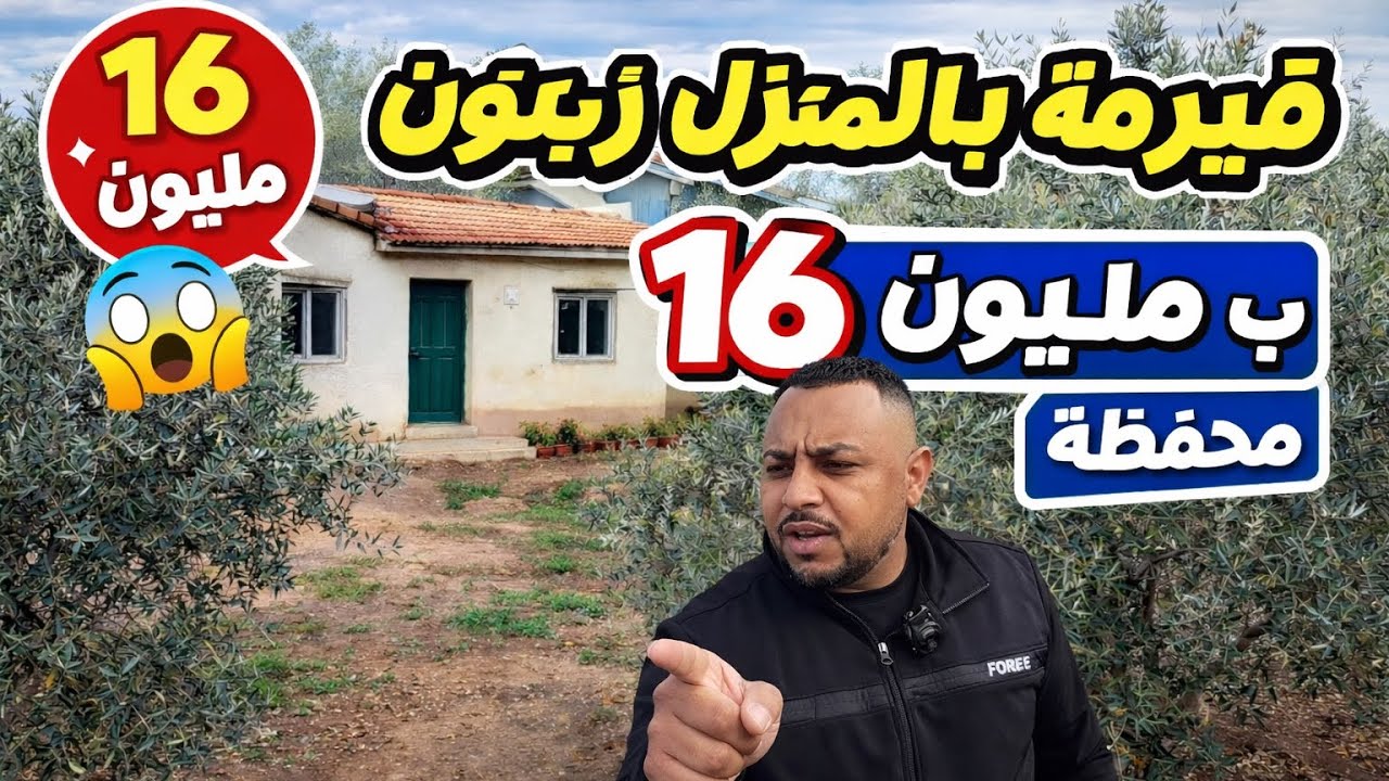 	16 مليون وتشري فيرمة محفظة فيها زيتون ومنزل ففاس 🌿🏡	•	فيرمة صغيرة محفظة بزيتون ومنزل قانوني ففاس 🔥