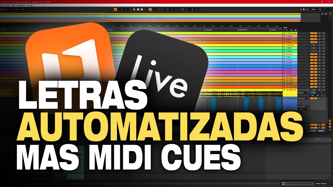 Ableton Live + ProPresenter Automatizar LETRAS (Guía 2025)