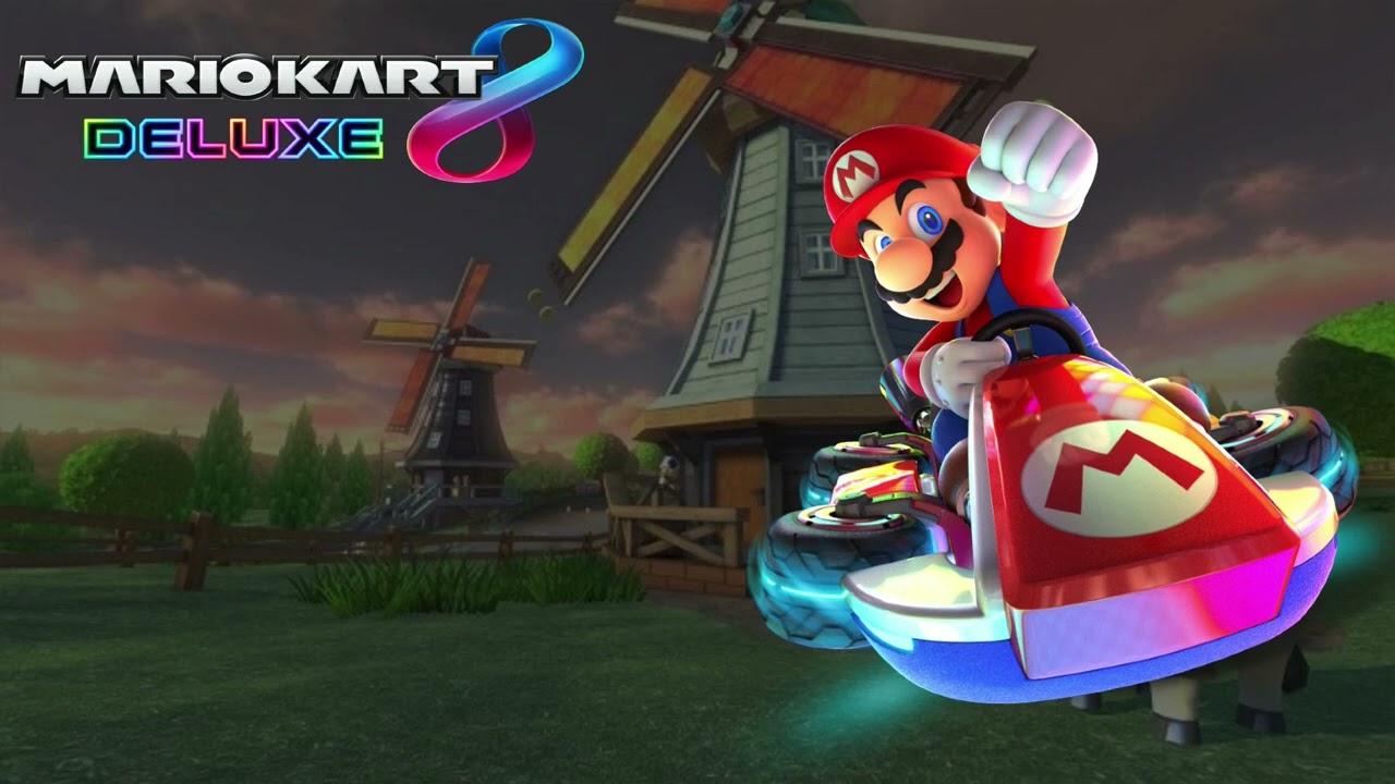 Wii Moo Moo Meadows - Mario Kart 8 Deluxe (Slowed Down)