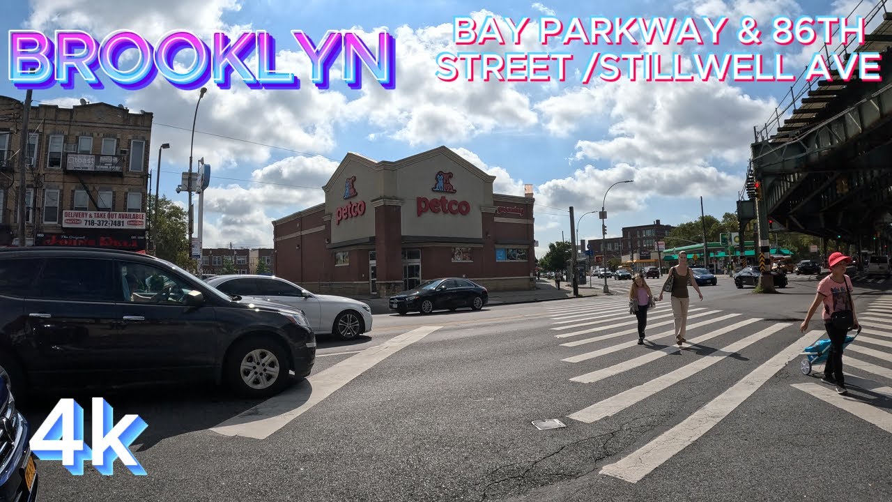 BROOKLYN WALKING TOUR OF BAY PARKWAY & 86TH STREET AND STILLWELL AVE.NYC(08 16, 23)!!!