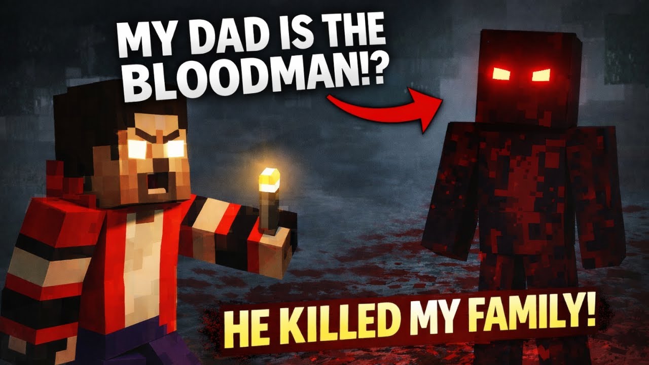 The BloodMan | Minecraft Horror Map | Scary Gameplay