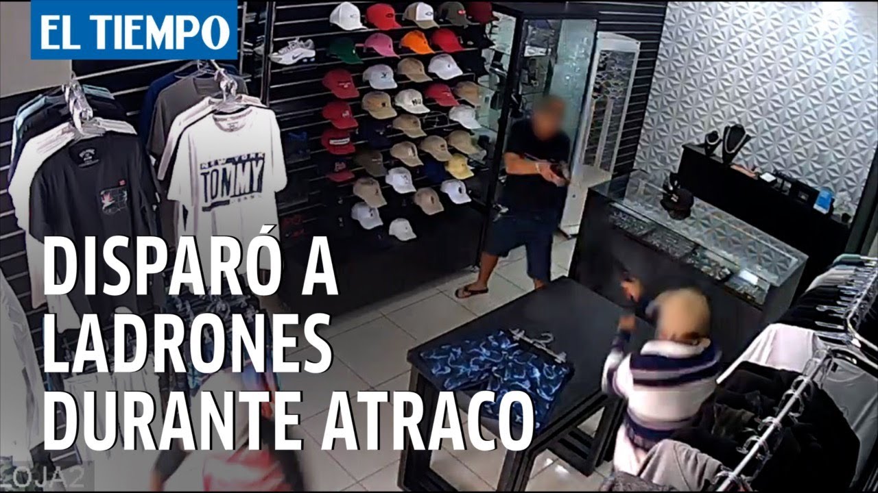 Due&ntilde;o de una tienda dispara y mata a tres hombres durante un robo