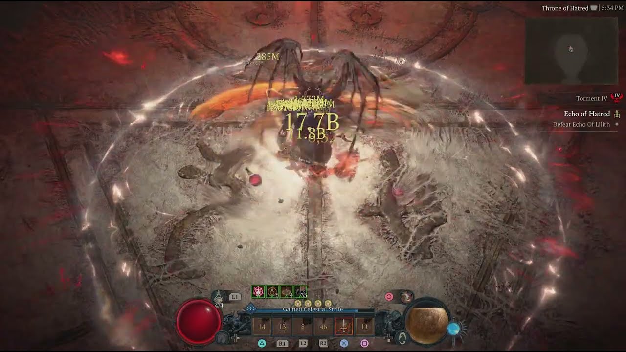 Diablo IV Zealot Paladin vs Echo of Lilith