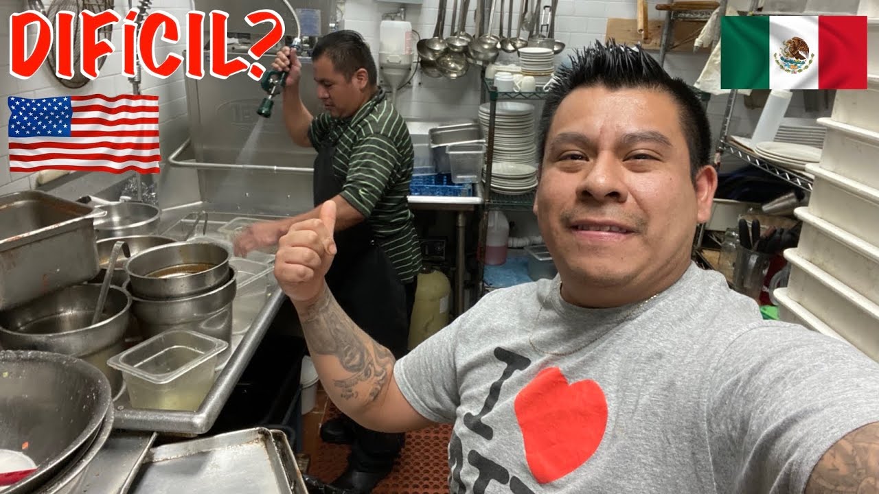 Cómo es el Trabajo de un Lavaplatos en USA🇲🇽🔥🇺🇸
