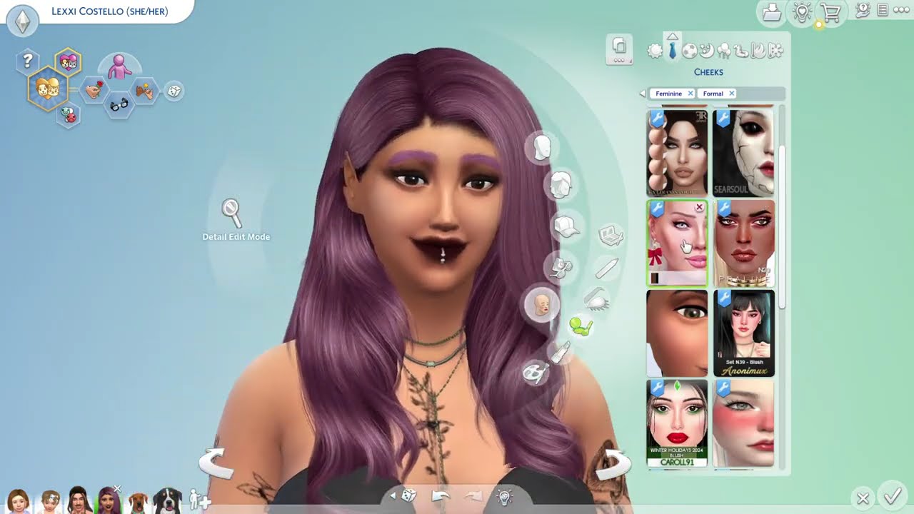 ✅Sims 4 2025 Series Modify in Cas No cc items