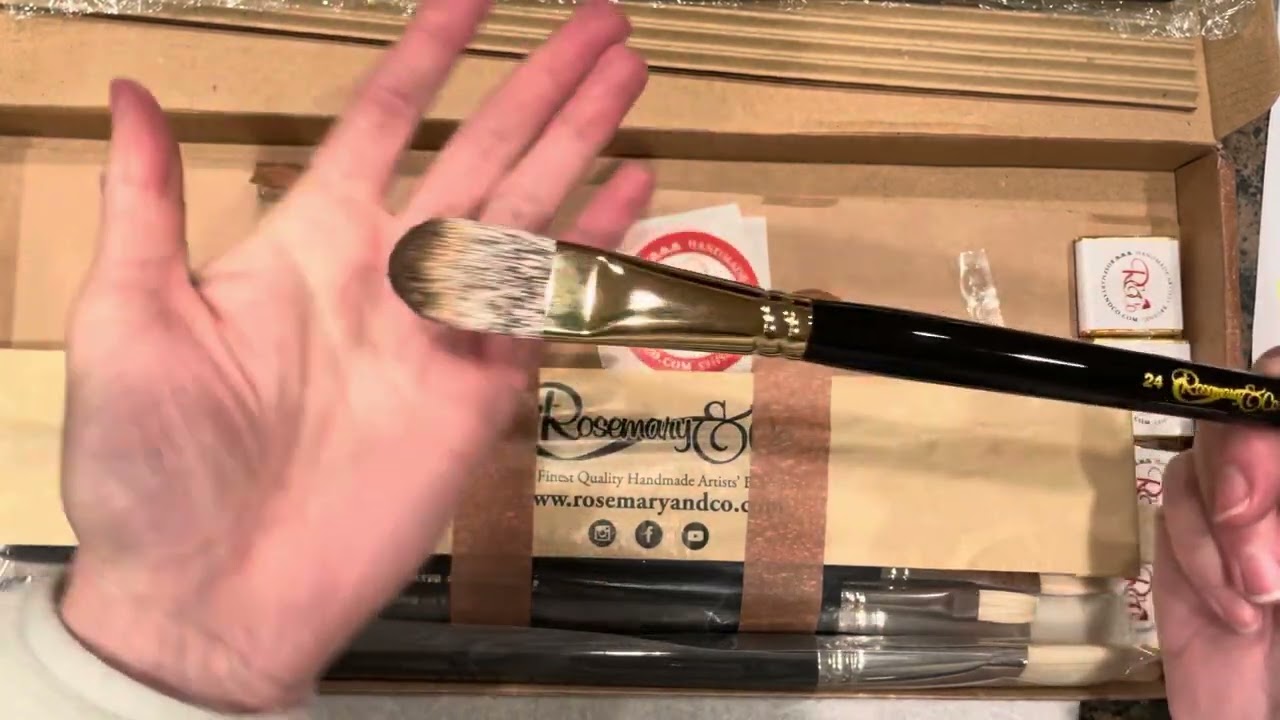 Rosemary Brushes: Eclipse, Bravura, Ivory, Red Dot & Masters Choice