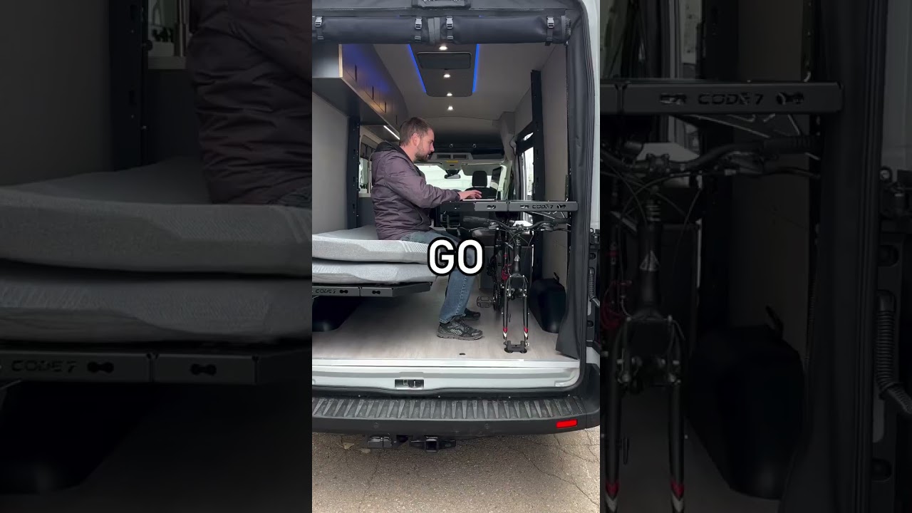 5-4-3-2-1 … GO! Ford Transit Camper Morphs in Seconds 🚐💨 