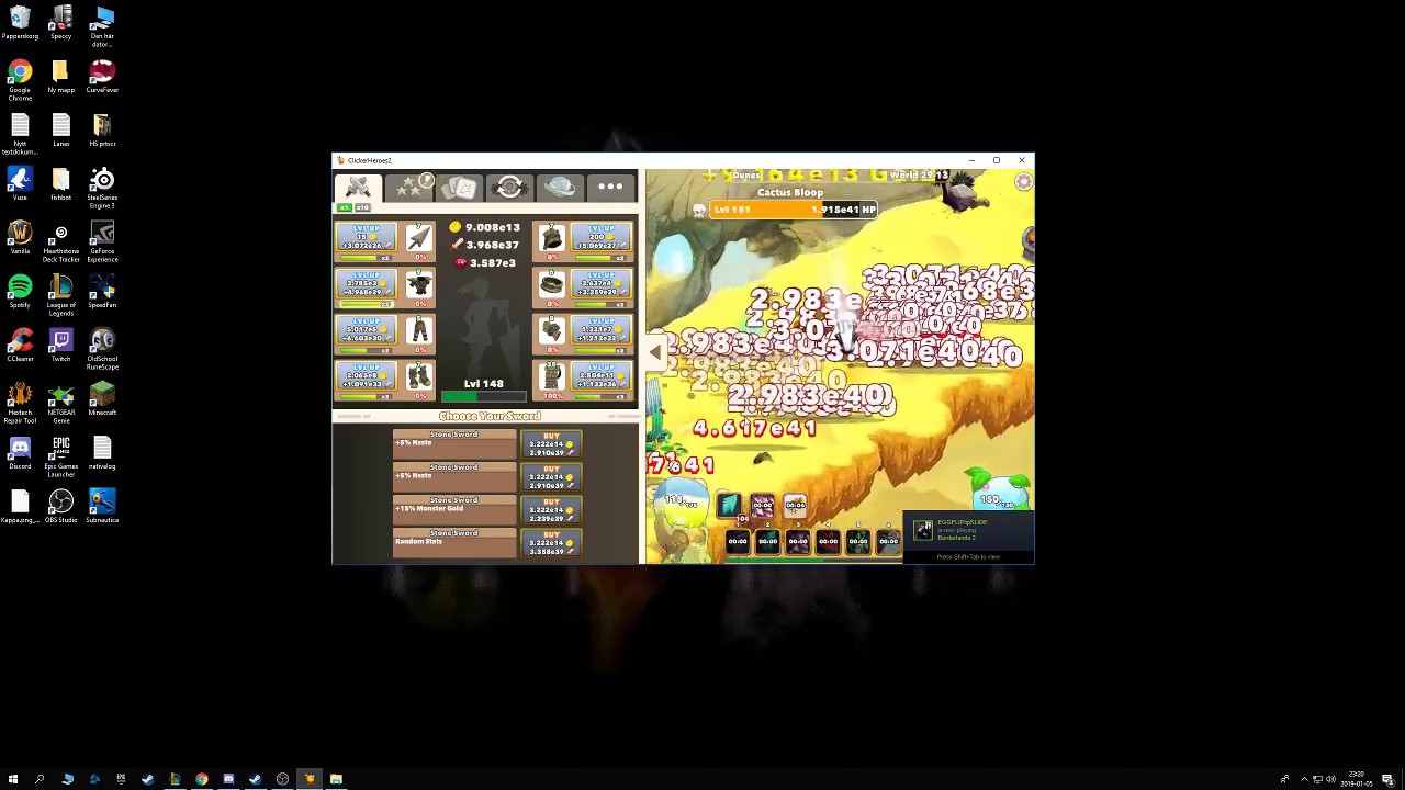 Clicker Heroes 2 -  Automator setup and build