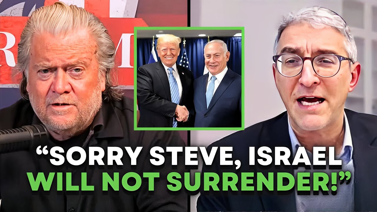 Steve Bannon PRESSES Rabbi on Gaza Peace Plan, Rabbi's Response Was PERFECT!