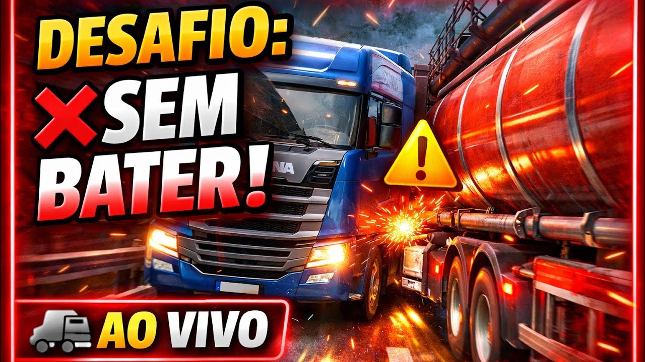 EURO TRUCK SIMULATOR 2 | AO VIVO | SEM BATER!!