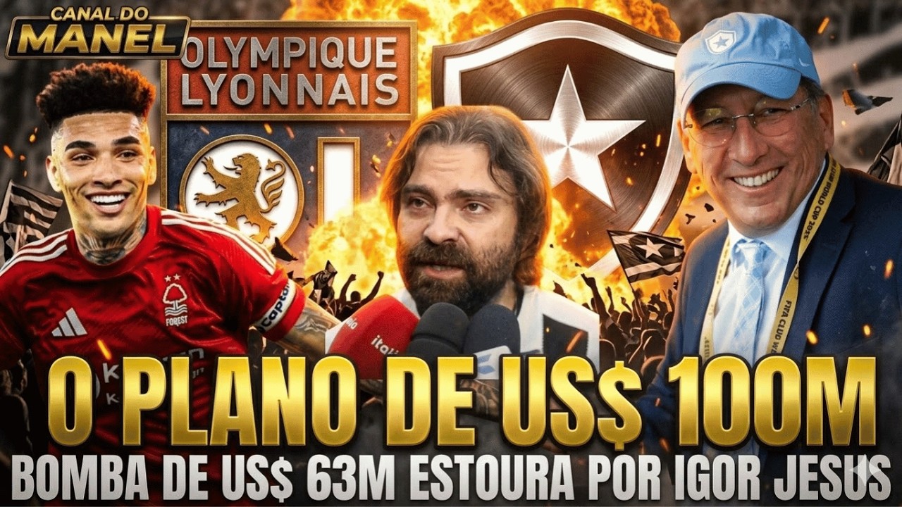 🚨🚨🚨 US$ 100M: BASTIDORES DO PLANO DO TEXTOR PRA SALVAR O BOTAFOGO REVELADO E US$ 63M POR IGOR JESUS