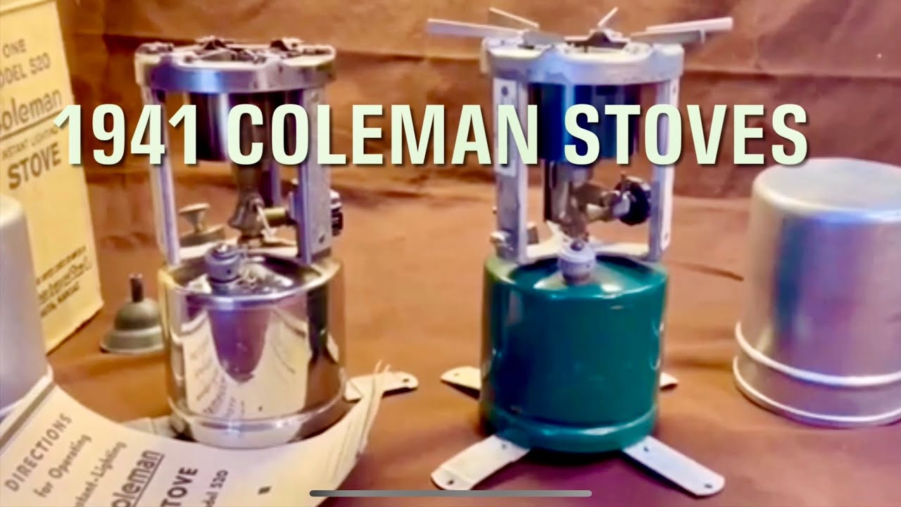 Винтажная походная печь Coleman времён Второй мировой войны 