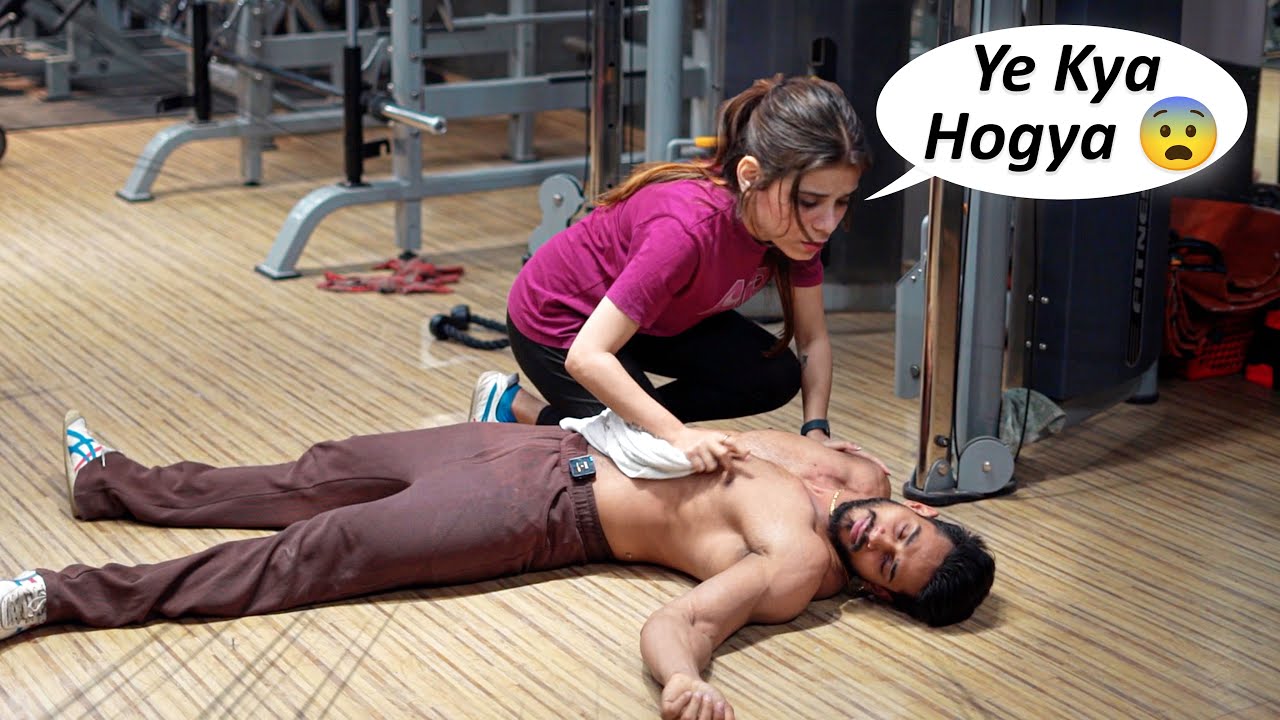 Ignoring Prank on Wife 😡 Gym Mein Hua Behosh😰😱 || FitManjeet