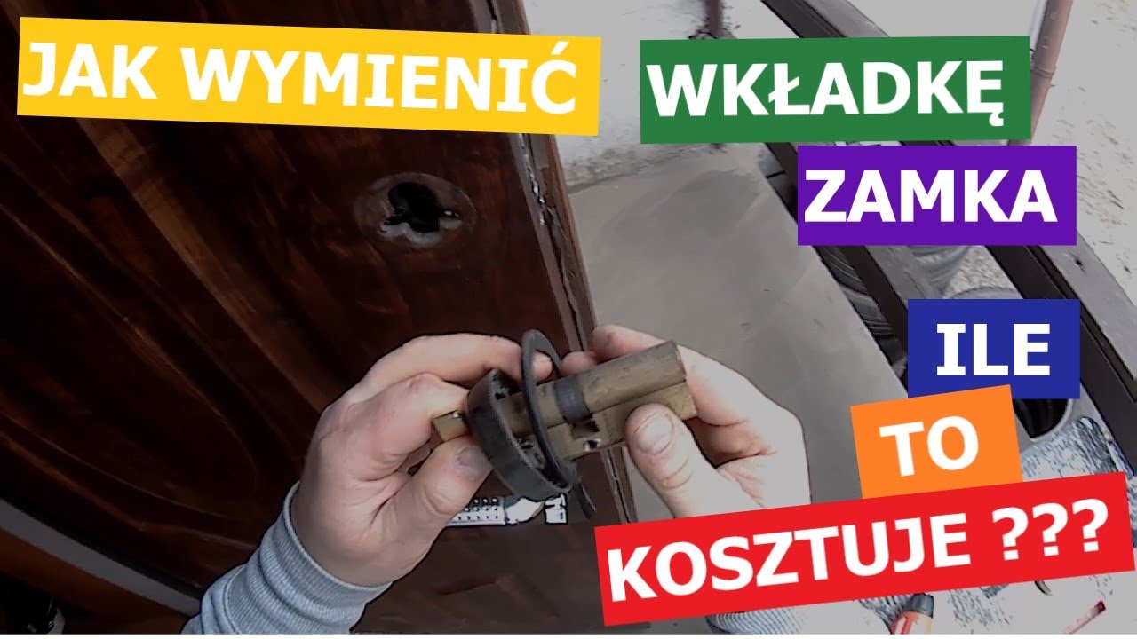 Jak wymienić wkładkę zamka w drzwiach? Ile to kosztuje?