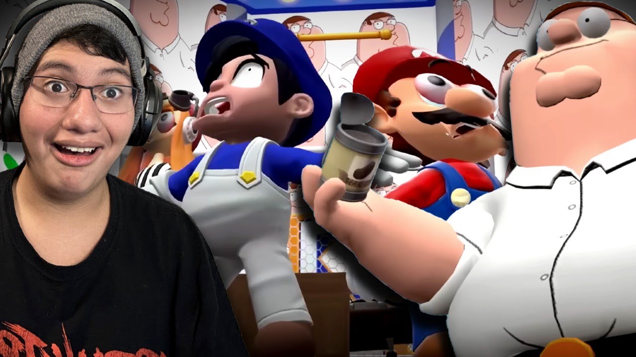 PETER GRIFFIN TAKES OVER!! || SMG4: Mario Opens a Can Of Beans REACTION