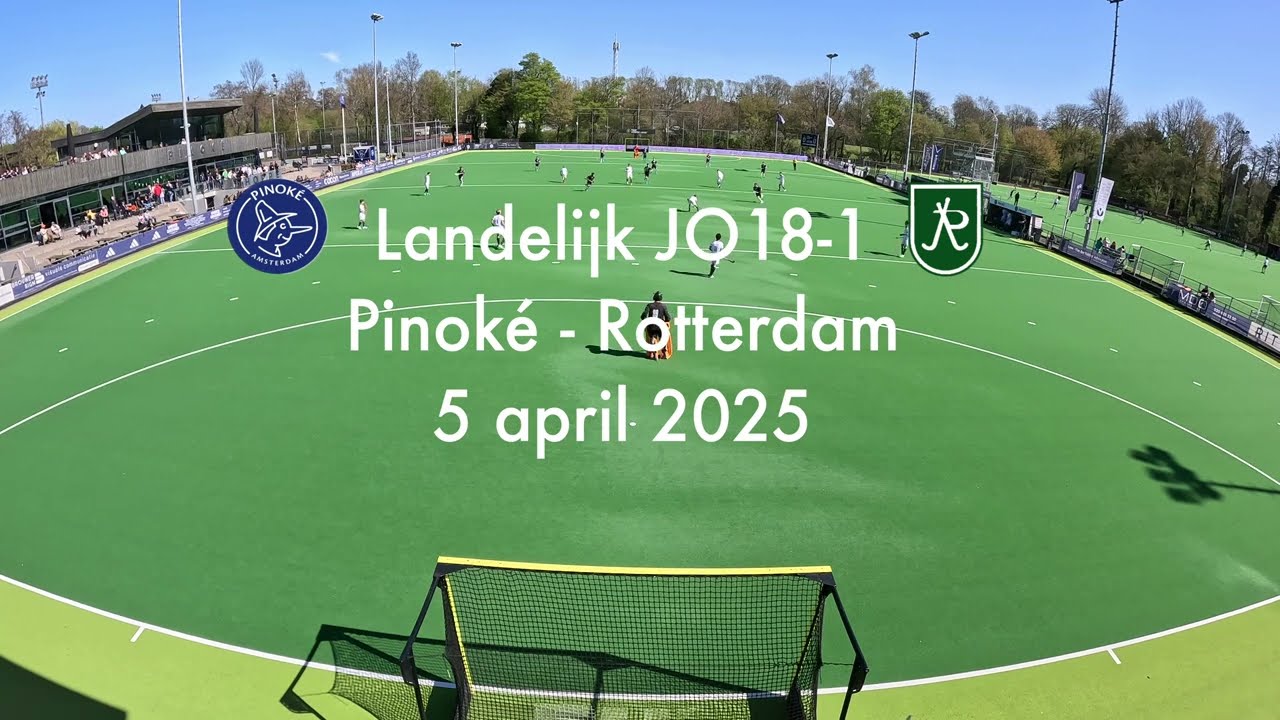 9/14 Highlights Pinoké-HC Rotterdam, JO18-1, 5 april 2025