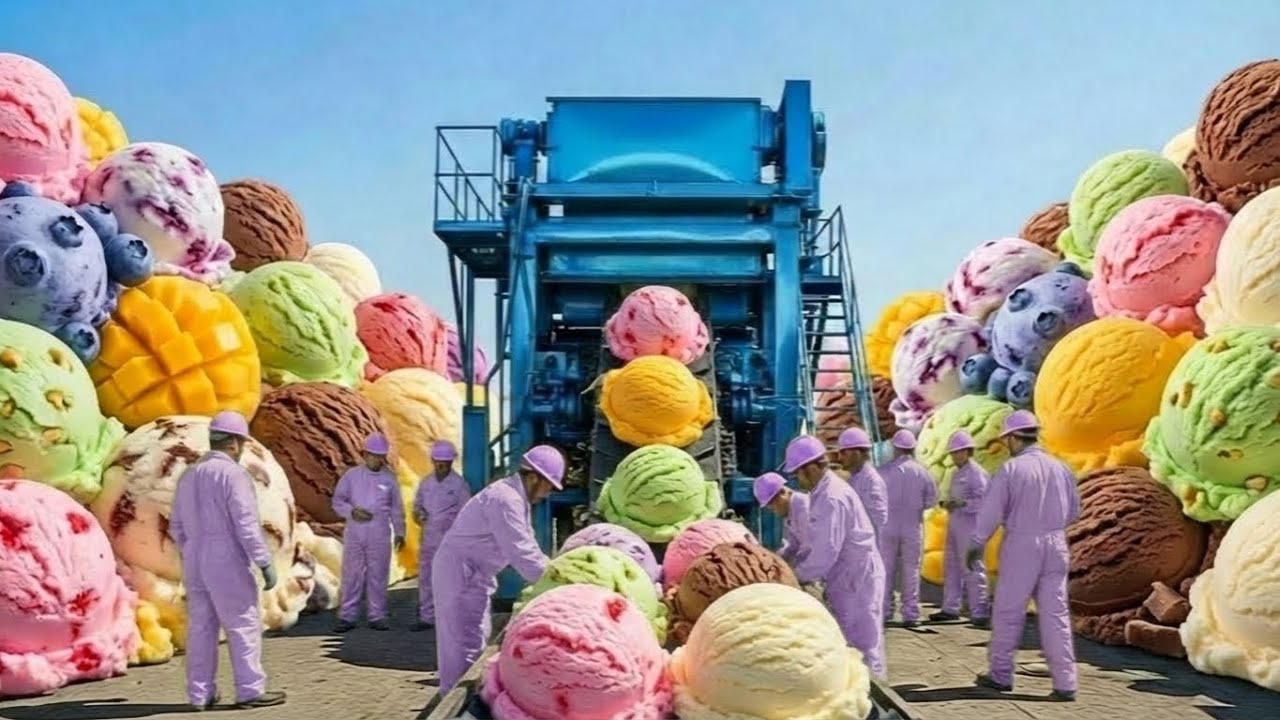 14 How Ice Cream Is Made in a Mega Factory With Modern Technology