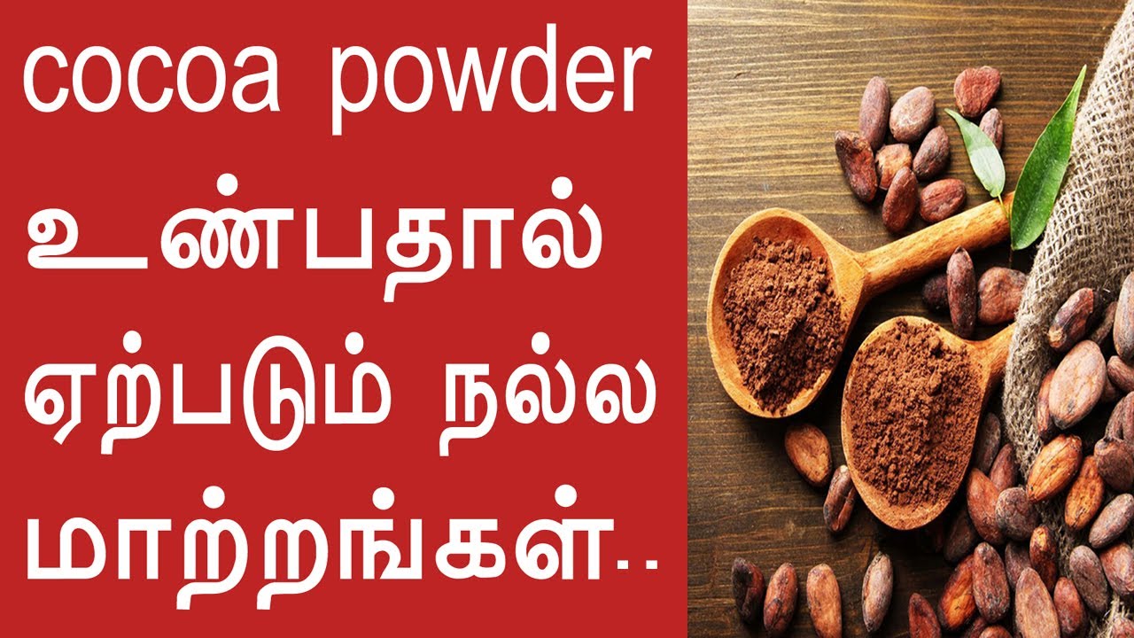 Cocoa powder benefits in tamil..Health Tips Tamil TV