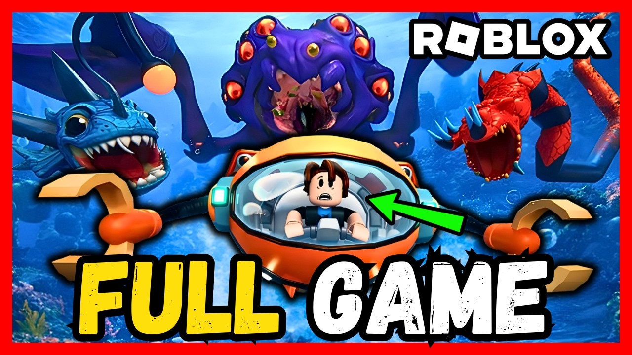 Mega Escape: Depths FULL GAME Walkthrough & Ending - ROBLOX [4K60FPS]