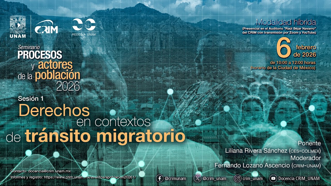 Seminario Procesos y Actores de la Población 2026, Sesión 1