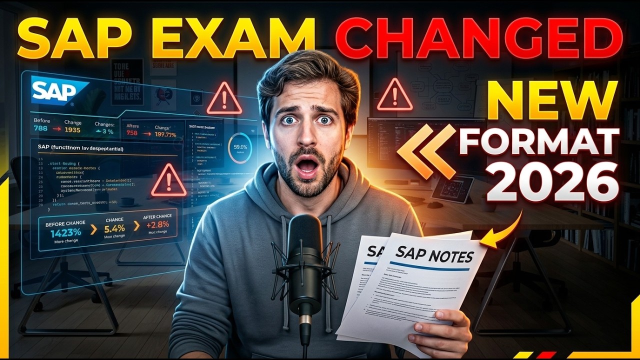 SAP Certification Format Changed &ndash; What You MUST Know Before Your Exam (2026)