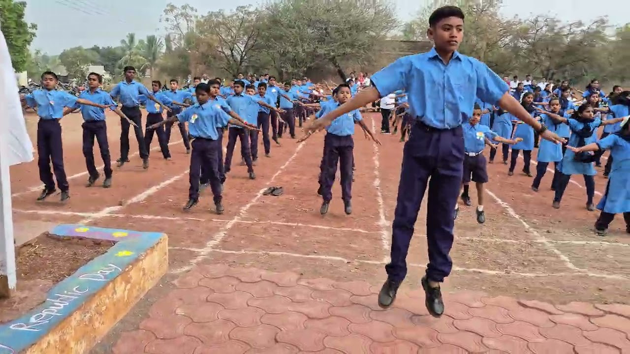 @विठ्ठलवाडी शाळा #संगीत कवायत 