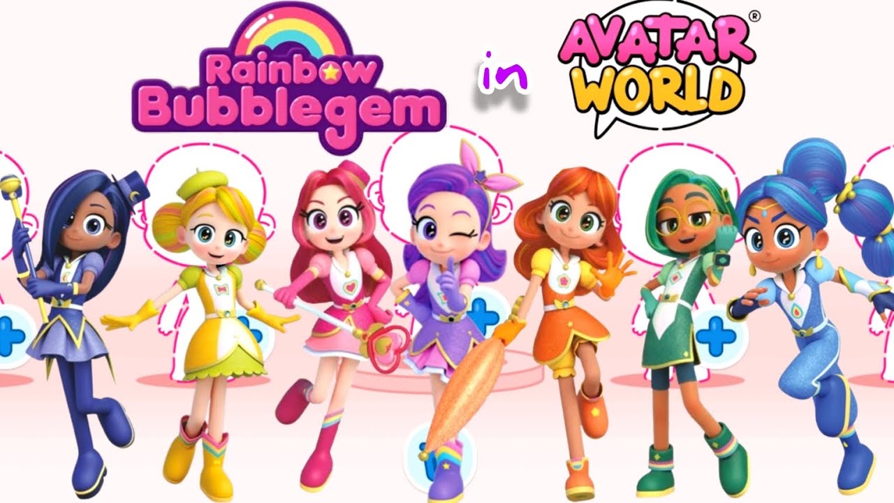 How to make Rainbow Bubblegem 🌷💕🤩in Avatar World/Pazu #avatarworld #rainbowbubblegem #video #pazu