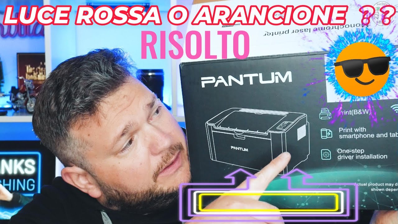 ❌ Stampante Pantum Con Luce Rossa Anche Col Toner Nuovo? ECCO LA SOLUZIONE DA INKCHIP!