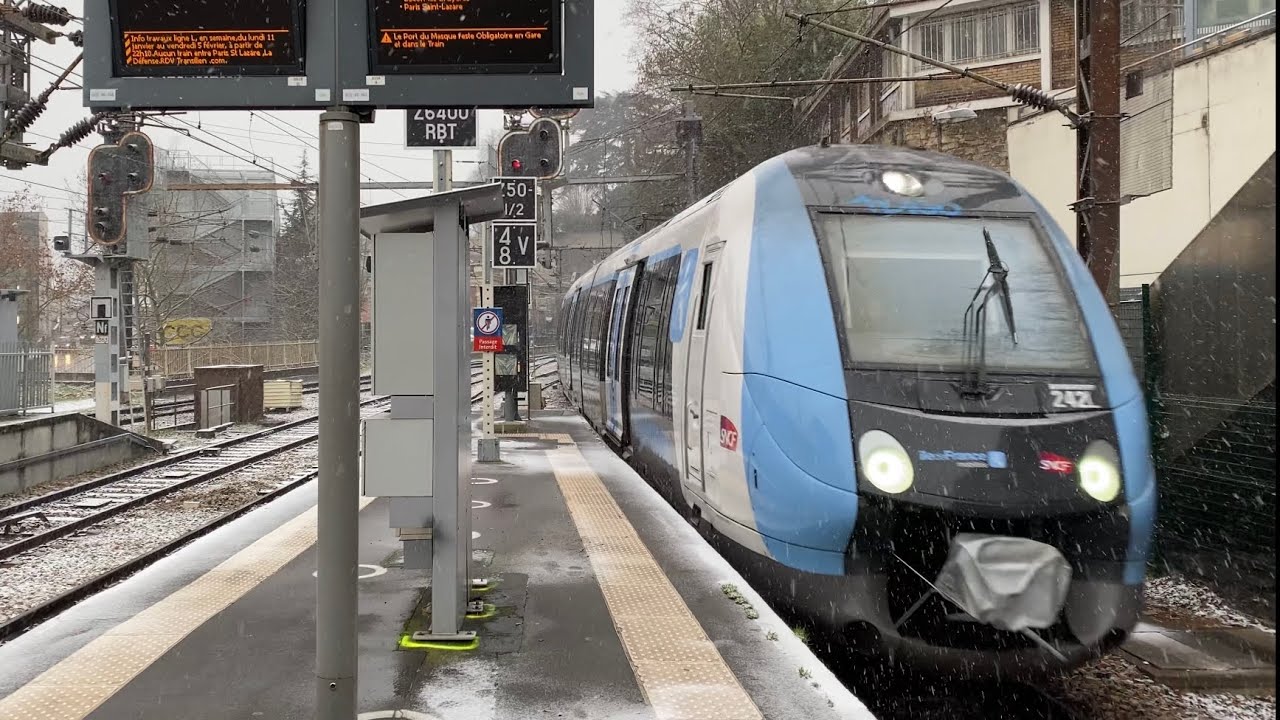 🇫🇷Новые французские электрички Z50000 в пригородах Парижа 