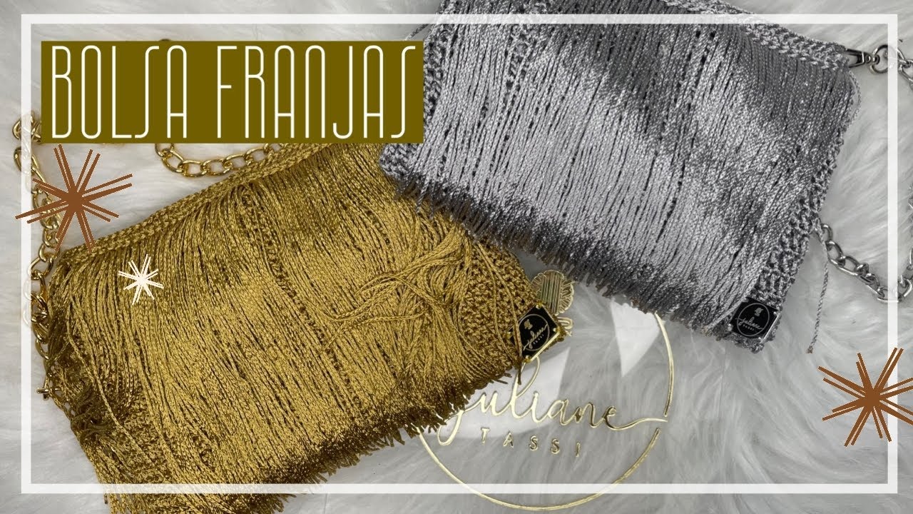 Passo a passo Bolsa Franjas em crochê