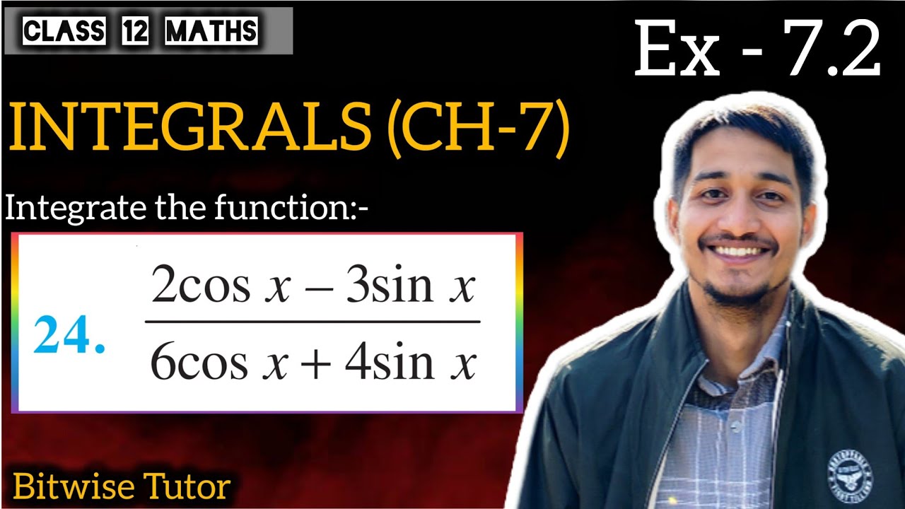 Q24 | Integrate 2 cos x minus 3 sin x by 6 cos x + 4 sin x