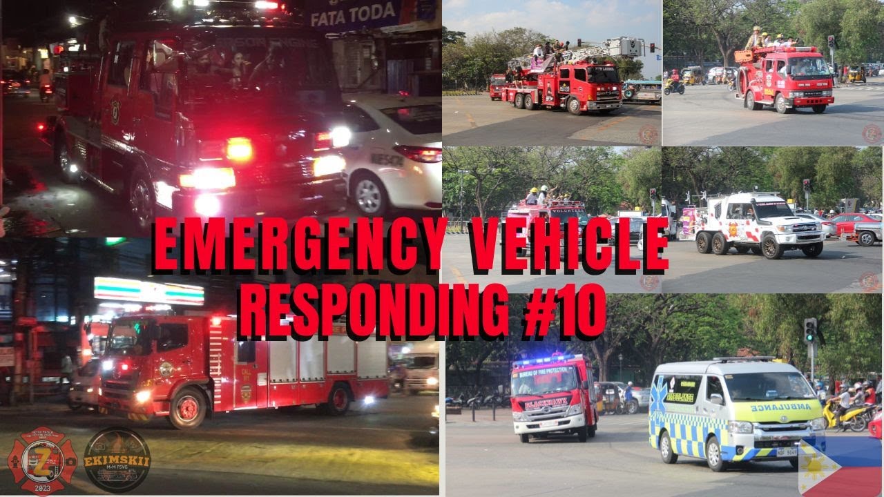 EMERGENCY VEHICLE RESPONDING#10 | TXTFIRE FIRE AND MANILA DRRMO FIRE PREVENTION MONTH PARADE 2024