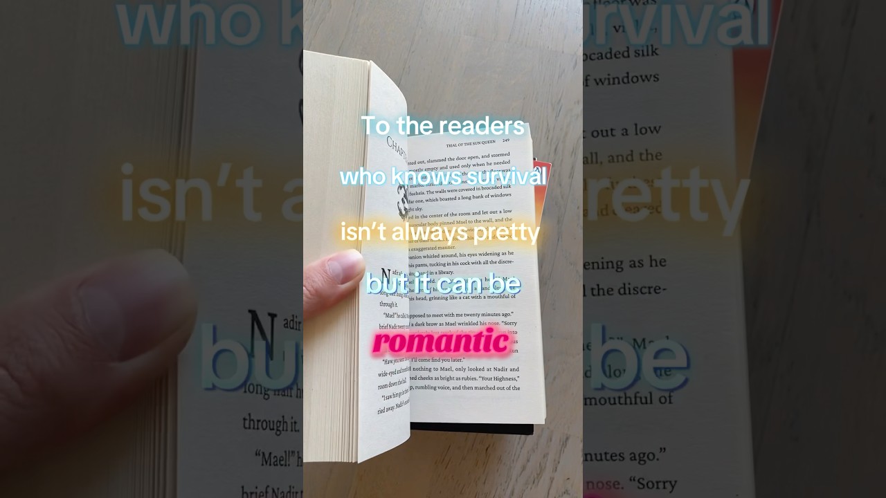 Survival isn&rsquo;t always pretty but it can be romantic 🖤 Promised to the Pyre 🔥 #booktube #bookrecs